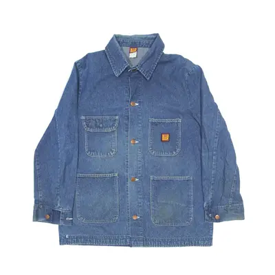 BIG BEN Chore Denim Jacket Blue 90s Mens L