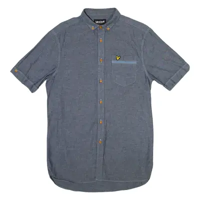 LYLE & SCOTT Mens Plain Shirt Grey M