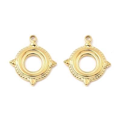 304 Stainless Steel Pendant Cabochon Settings