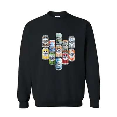 Limited Edition Cans NEW CAMO Sweatshirt - Crewneck - Hoodie - Black
