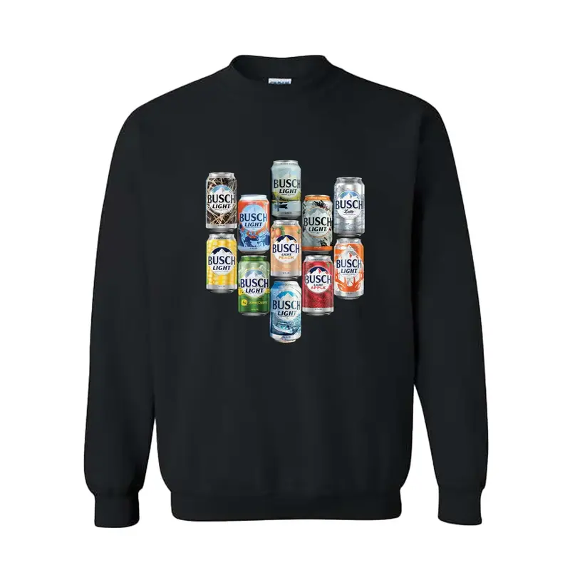 Limited Edition Cans NEW CAMO Sweatshirt - Crewneck - Hoodie - Black