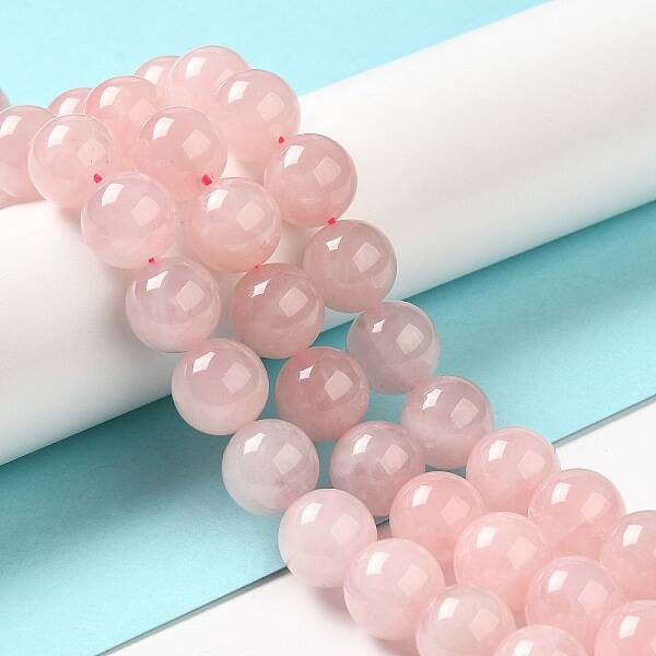 Natural Madagascar Rose Quartz Beads Strands