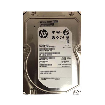 614827-002 HP 2TB 6Gb/s SATA 7200 3.5-Inch Hard Drive