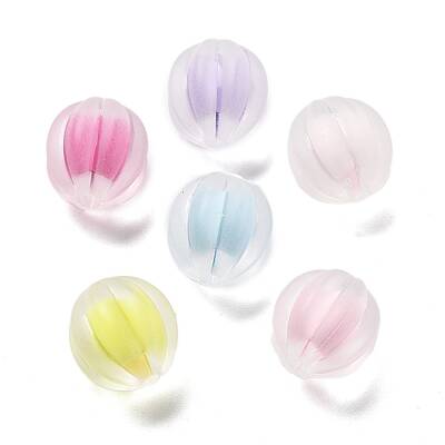 Frosted Transparent Acrylic Beads