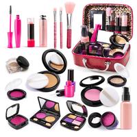 Simulated Makeup Kit for Girls, Play Makeup Set for Kids - Includes Cosmetic Bag for Birthdays and Christmas, Imaginary Makeu...