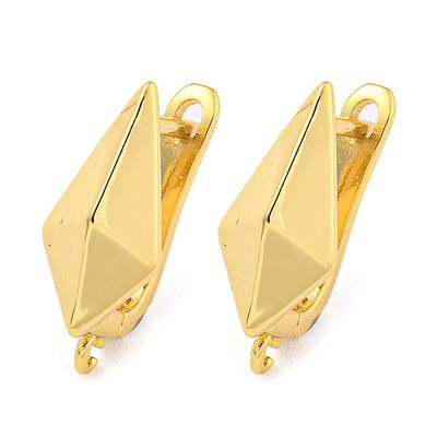 Rack Plating Brass Hoop Earring Findings