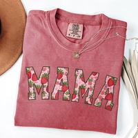 Strawberry Mama Tee Comfort Colors T-shirt, Strawberry Mom Tee, First Mothers Day Gift For Mama, For Mom Gift