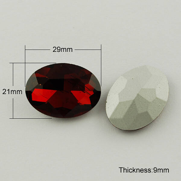 Glass Pointed Back Rhinestone