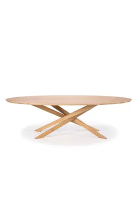 Oval Oak Dining Table | Ethnicraft Mikado
