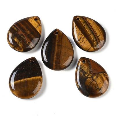 Natural Tiger Eye Pendants