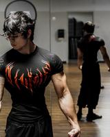 Varlden Dragon Compression Tee Slim Fitting - Breathable Quick Dry for Sports and Gym Training Clothing Activities Compressio...