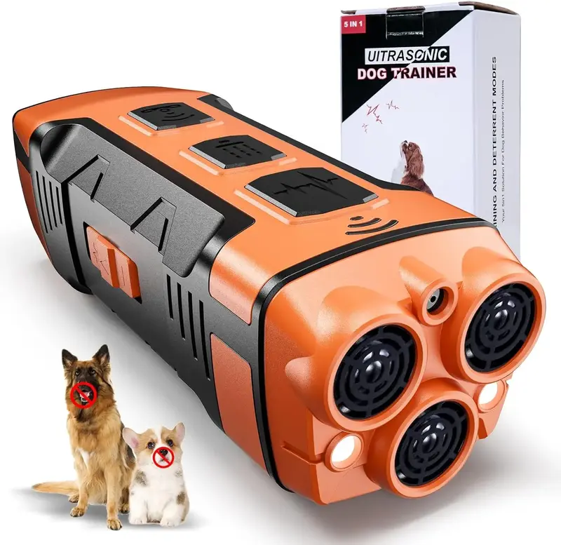 Ultrasonic Dog Trainer 2025 Release - 3.7 450mAh Battery, 25kHz Ultrasonic, 3 Modes, 6 Month Standby Time, No Yell Swat, Long...