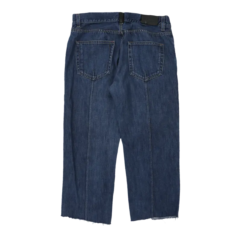 Tapered Fit Prada Jeans - 32W UK 12 Blue Cotton