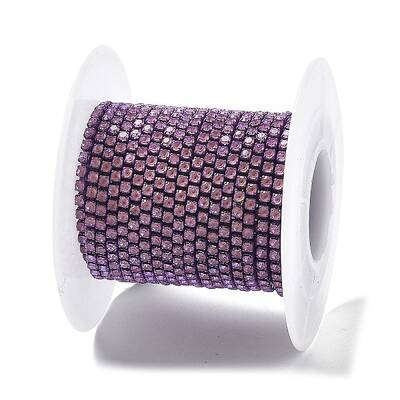 Iron Rhinestone Glass Cup Chain