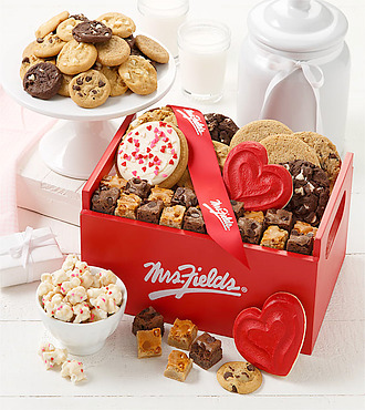 Mrs. Fields Valentine's Deluxe Combo Crate - FedEx