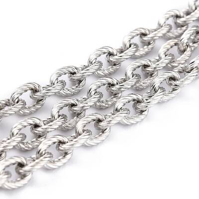 Tarnish Resistant 304 Stainless Steel Rolo Chains