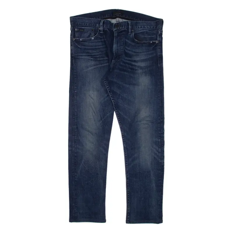 POLO RALPH LAUREN Mens Jeans Blue Slim Tapered W34 L29