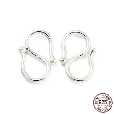 925 Sterling Silver S-Hook Clasps