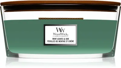 Woodwick Mint leaves and oak scent - 453.6 g