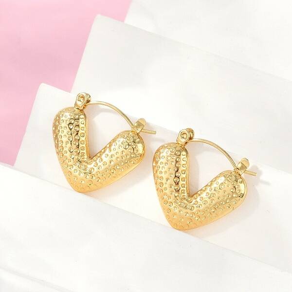 304 Stainless Steel Hoop Earrings for Women