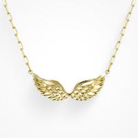 Evry Jewels Fly Away Necklace for Women – Designed by Cynthia Parker – Wings necklace – Gold / silver plated