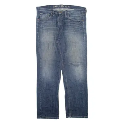DICKIES Mens Jeans Blue Slim Straight W34 L30