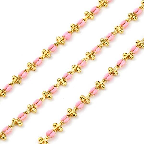 Brass Enamel Link Chains
