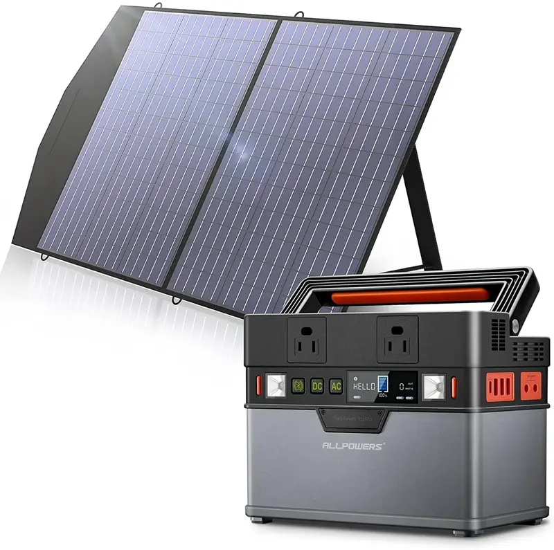 ALLPOWERS 300W Solar Generator (S300 + SP027 100W Solar Panel) S300 + SP027 100W Solar Panel