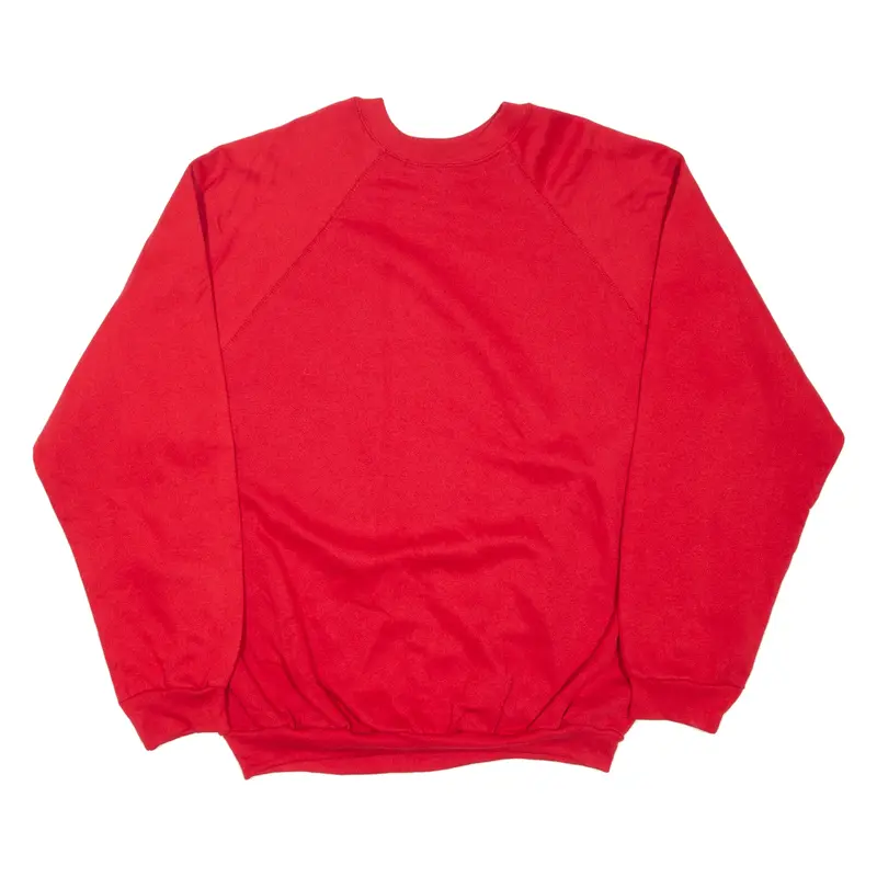 TULTEX Sweatshirt Red Mens 2XL