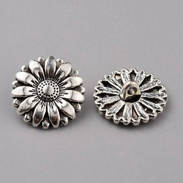 1-Hole Alloy Shank Buttons