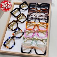 Trendy Tortoise Pattern Eyeglasses,   Casual Fashion Frames Eyeglasses for Work, Daily Clothing Decor, Perfect for Student Da...