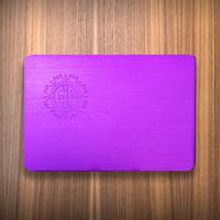 Wallet Size Tesla Purple Energy Plate. Inspired Nikola Tesla!