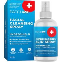 PatchRx Hypochlorous Acid Spray (8oz, Reduces Acne), Targets Bacteria - HOCL Facial Cleanser Acne Spray for Face, Body, Eczem...