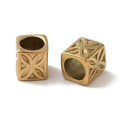 Ion Plating(IP) 304 Stainless Steel European Beads