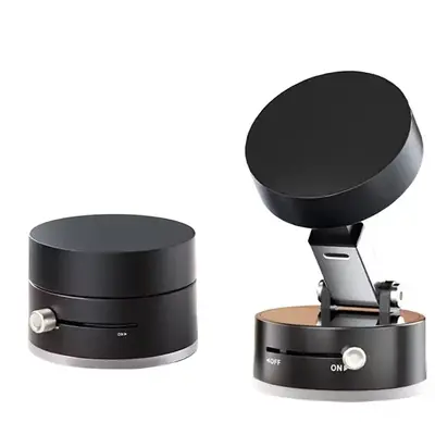 Vacuum Magnetic Phone Holder, Foldable & Portable Phone Stand, Multi-scene Use Phone Holder for Home & Office, Electronics Ac...