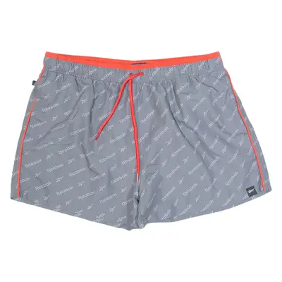 REEBOK Mesh Lined Mens Swimming Shorts Grey L W32