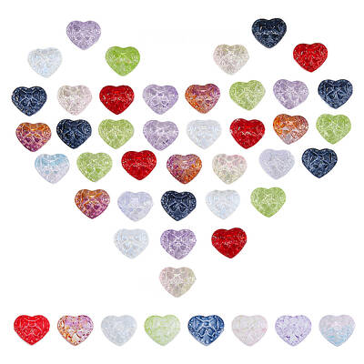 120Pcs 8 Colors Glass Beads