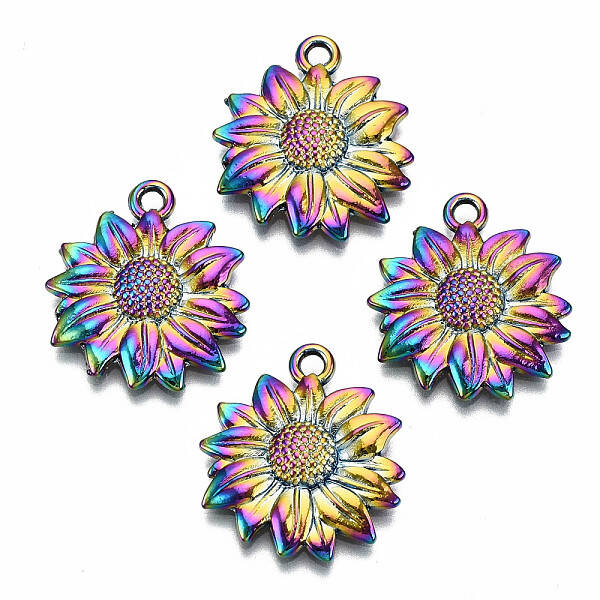 Rainbow Color Alloy Pendants