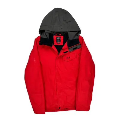 Oakley Jacket - Small Red Polyester