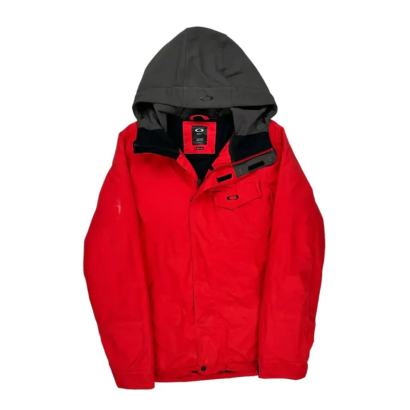 Oakley Jacket - Small Red Polyester