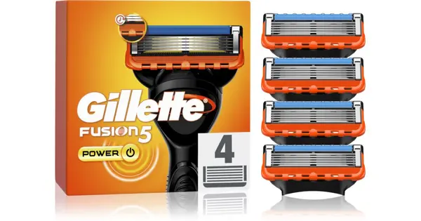 Gillette Fusion5 Power Replacement Blades 4 Piece