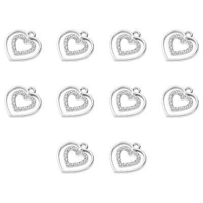 Alloy with Crystal Rhinestone Pendants