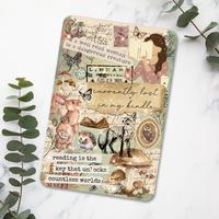 Cottagecore Clear Case Insert for Kindle Paperwhite | Smutty Book Lover Gift | Bookish Stickers | Booktok Kindle Sticker Aest...