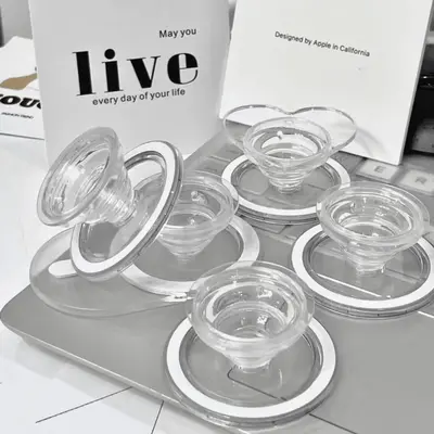 Magnetic Phone Holder, Retractable Phone Holder, Lightweight Phone Stand, Universal Mobile Phone Accessories for Home & Offi...