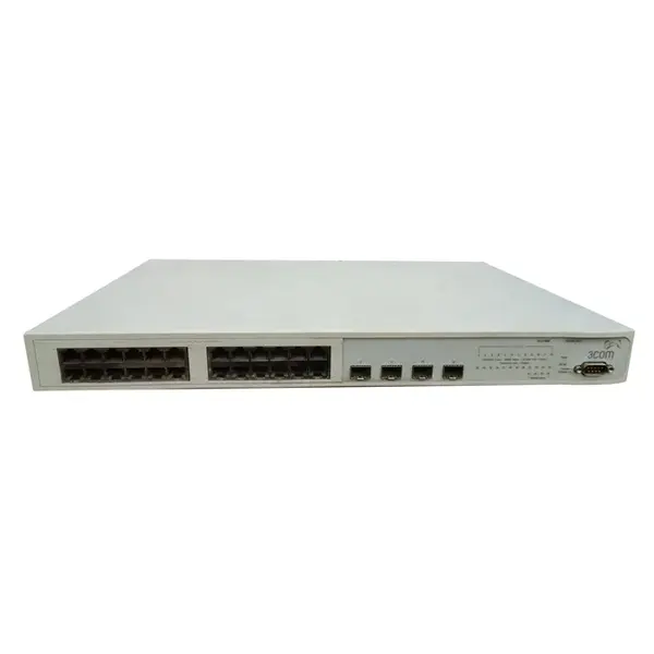 3Com 3C17400 | SuperStack 3 3824 24 x RJ-45 Ports 10/100/1000Base-T + 4 x SFP Ports Layer 2 Managed Rack-mountable Gigabit Et...