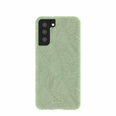 Sage Green Lushy Leaves Samsung Galaxy S21 Case