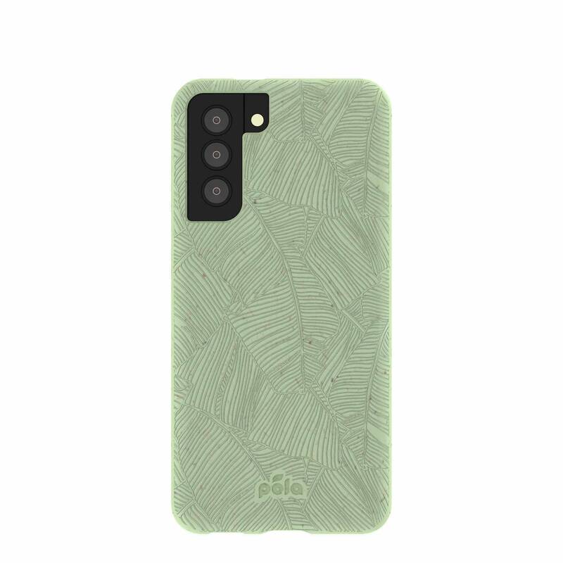 Sage Green Lushy Leaves Samsung Galaxy S21 Case