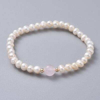 Stretch Grade A Natural Freshwater Pearl Bracelets