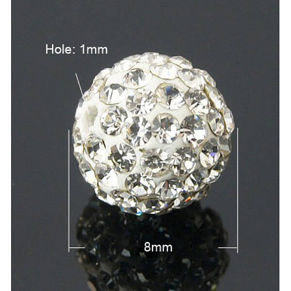 Pave Disco Ball Beads