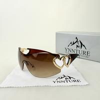 Independence Day Special：YNNTURE Women's Heart Design Sunglasses, TrendyCasual Sunglasses for Everyday Use, FashionAccessor...